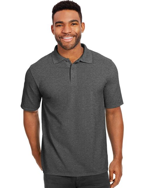 Hanes Men's X-Temp w/Fresh IQ Pique Polo 055P