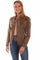 Scully Women's Leopard Denim Jacket HC642