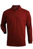 Men's Long Sleeve Pique Polo 1515