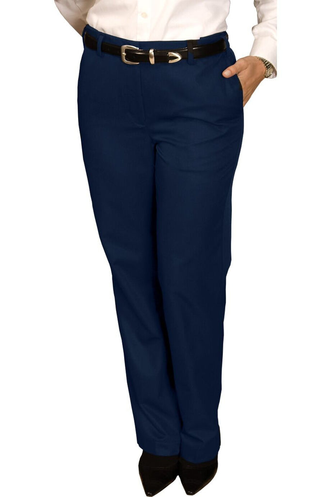 Women's Blended Chino Flat Front Pant 8579