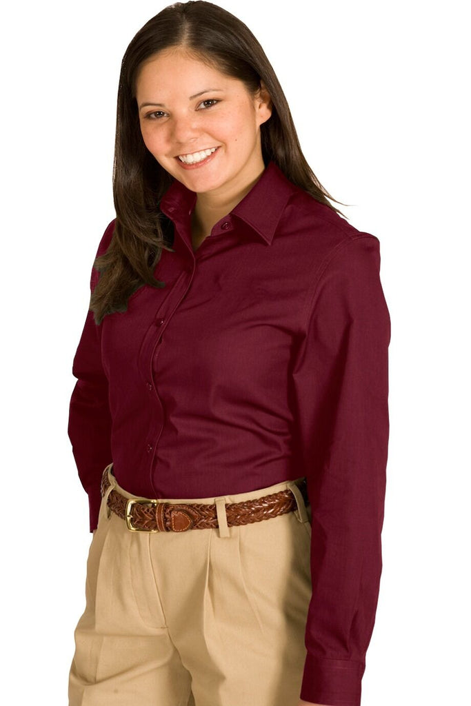 Cotton + Twill Long Sleeve Blouse 5750