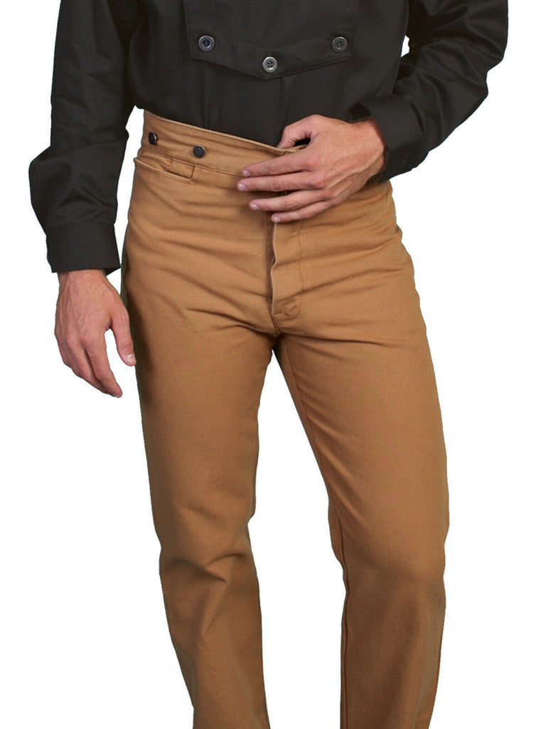 Scully Big Men's Wahmaker Button Fly Frontier Pant 100% Cotton 564562X