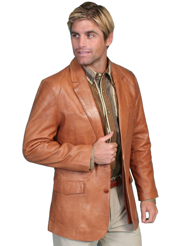 Scully Leather Men's Western Lambskin Blazer 501