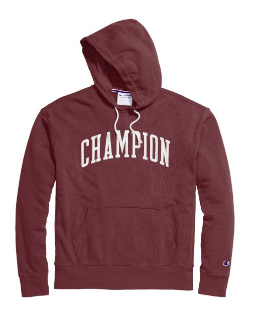 Champion Men's Heritage French Terry Pullover Hoodie, Arch Logo S4505 549913
