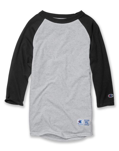Champion Youth Raglan Baseball T-Shirt T13Y