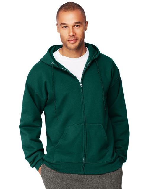Hanes Men’s Ultimate Cotton® Heavyweight Full Zip Hoodie (F280) F284