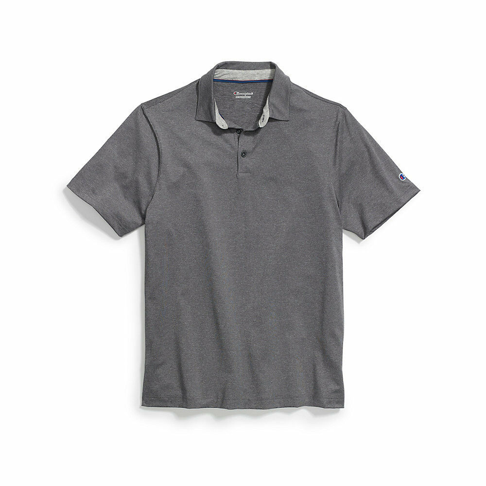 Champion Men's Heather Performance Golf Polo T0001H