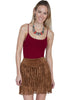 Scully Women's Boar Suede Fringe Skirt L704