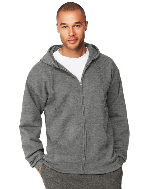 Hanes Men’s Ultimate Cotton® Heavyweight Full Zip Hoodie (F280) F284
