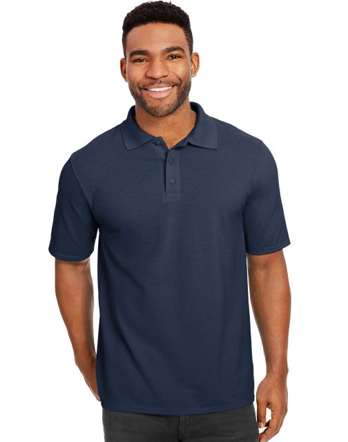 Hanes Men's X-Temp w/Fresh IQ Pique Polo 055P