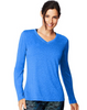Hanes Sport™ Cool DRI® Women's Performance Long-Sleeve V-Neck T-Shirt O9309