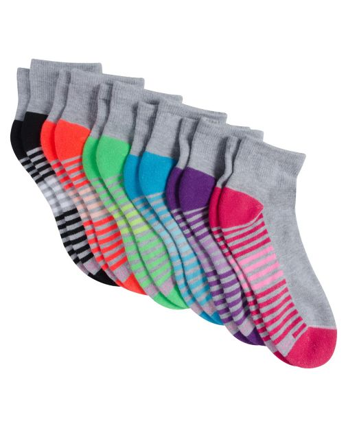 Hanes Sport™ Women's Cool Comfort™ Ankle Socks 6-Pack 4A3/6