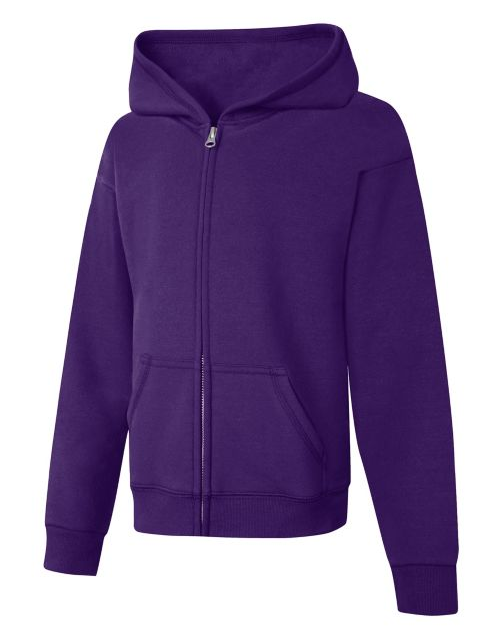 Hanes ComfortSoft™ EcoSmart® Girls' Full-Zip Hoodie Sweatshirt OK270