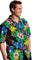 Tropical Print Camp Shirt Unisex 1015