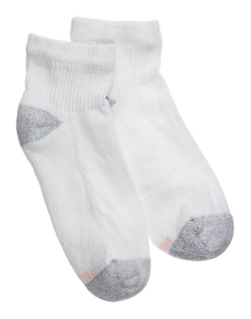 Hanes Women's Ankle Socks Extended Size 10-Pack 681/1P