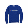 Champion Women's Powerblend® Fleece Boyfriend Crew, Felt Logo W2956F Y07461