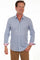 Scully Signature Soft Series Men's X Geo Print Long Sleeve Western Shirt PS-309