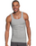 Hanes Men's FreshIQ® ComfortSoft® Dyed Black/Grey Tank Undershirt 2XL 4-Pk 392P4