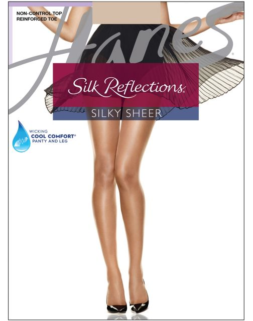 Hanes Silk Reflections Reinforced Toe Pantyhose 716