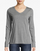 hampion Women Authentic Wash Long Sleeve Tee W3138