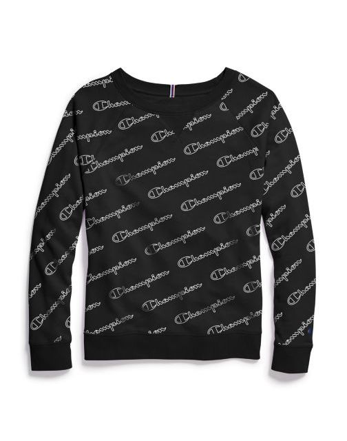 Women's Plus Heritage French Terry Print Crew