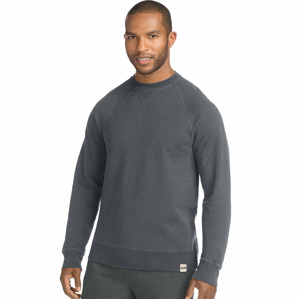 Hanes Men's 1901 Heritage Fleece V-notch Crewneck Sweatshirt O8345 549632