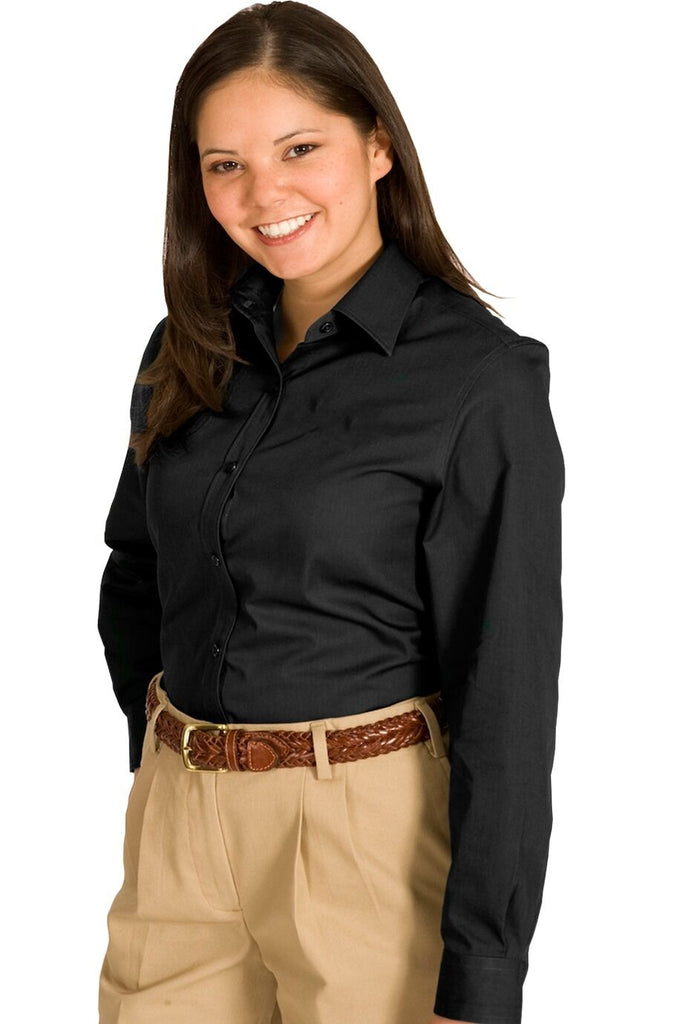 Cotton + Twill Long Sleeve Blouse 5750