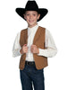 Scully RangeWear Boys 100% Cotton Notched Lapel Canvas Vest RW041K