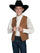 Scully RangeWear Boys 100% Cotton Notched Lapel Canvas Vest RW041K