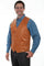 Scully Men's Lambskin Pick Stitch Vest 6