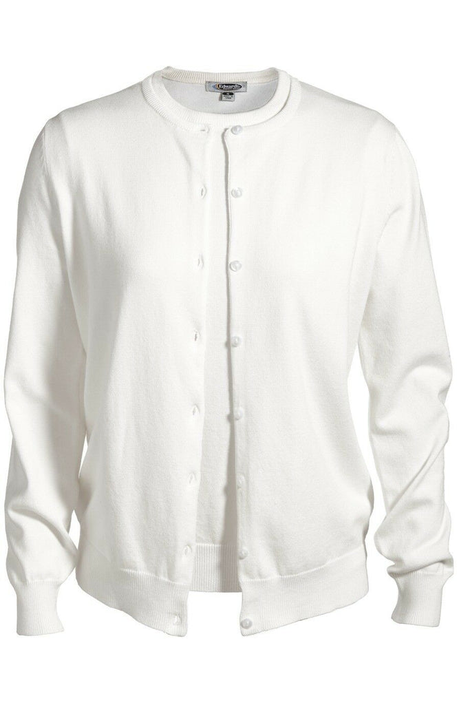 Women's Corporate Performance Cardigan Twin Set Jewel Neck Sweater 038