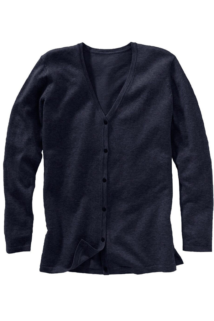 Women's Corporate Performance V-Neck Longer Cardigan Sweater 046