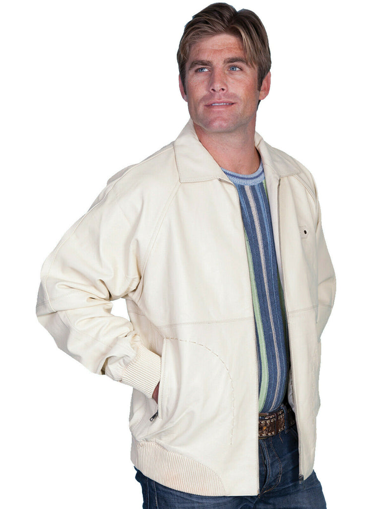 Scully Leather Mens A2 Bomber Lamb Jacket Zip Front 243