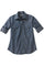 Chambray Roll Up Sleeve Blouse 5298