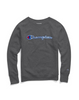 Champion Women's Powerblend® Fleece Boyfriend Crew, Felt Logo W2956F Y07461