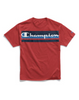 Champion Men's Classic Jersey Tee, Logo with Stripes GT23H Y07978