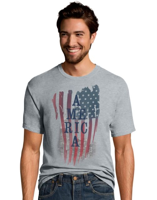 Hanes Men's America US Graphic Tee GT49 Y06373