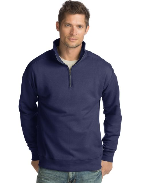 Hanes Men’s Nano Premium Lightweight Quarter Zip Jacket N290