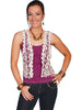 Scully Women's 100% Cotton Crochet Vest HC58