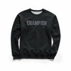 Champion Men's Powerblend® Fleece Crew, Mesh-Effect Logo GF88H Y07420