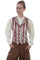 Scully Rangewear Women's Polyester Wallpaper Stripe Lapel Vest RW562
