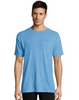 Hanes Men's 1901 Heritage Dyed Short Sleeve Crewneck Pocket Tee 5A59D GRTDYE