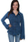 Scully Shirt Women Long Sleeve Jagged Edge Hemline Cuffs PSL-119
