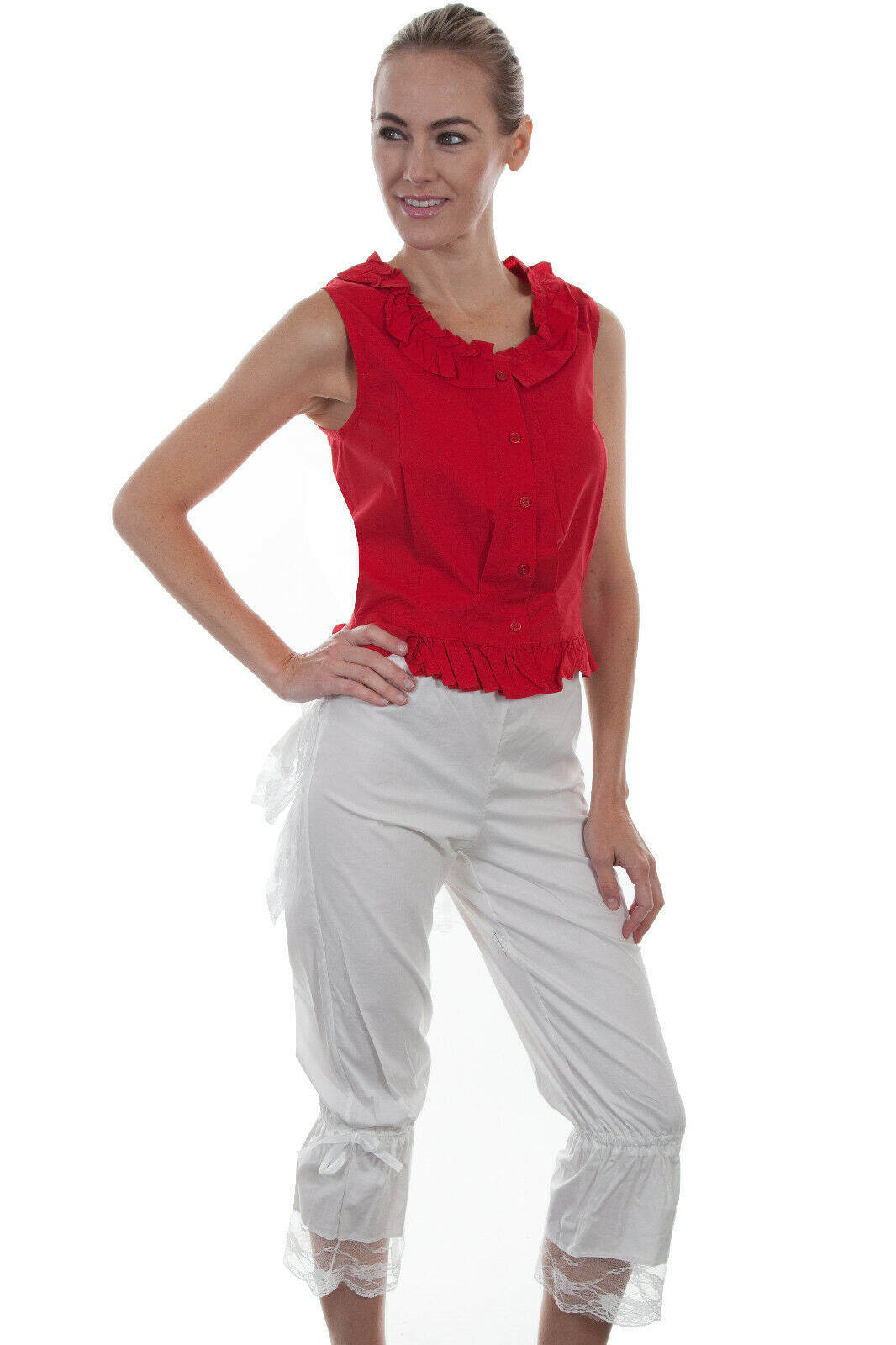 Scully Rangewear Women's Cotton Blend Lace Ruffles Bloomers RW572