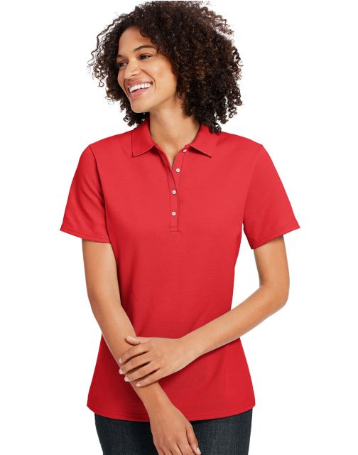 Hanes Women's X-Temp w/Fresh IQ Pique Polo 035P