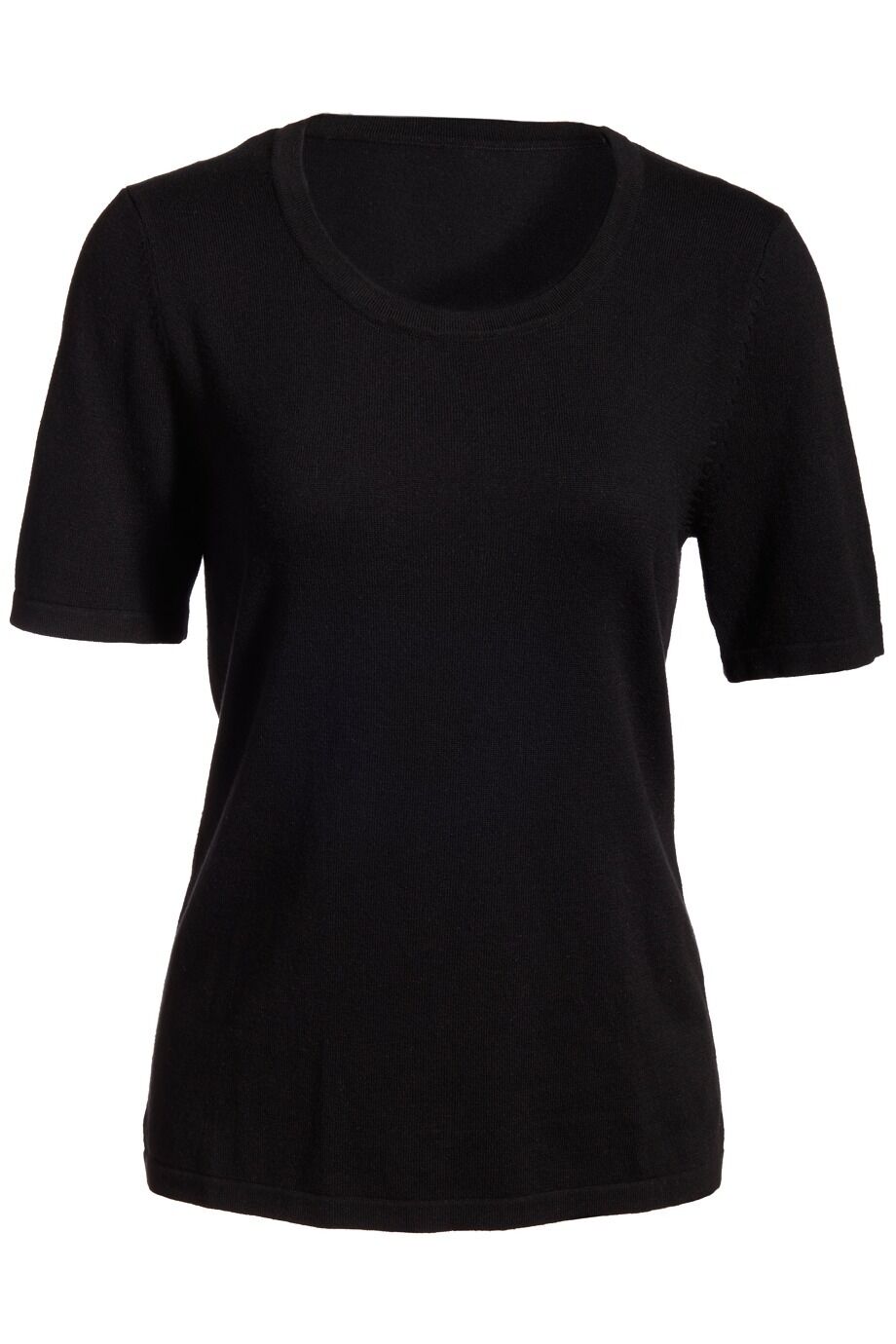 Women's Short Sleeve Scoop Neck Sweater 7055