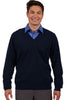 Men's Fine Gauge V-Neck Sweater 4090