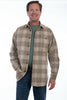 Scully Men's Long Sleeve Western Plaid Shirt TR-106