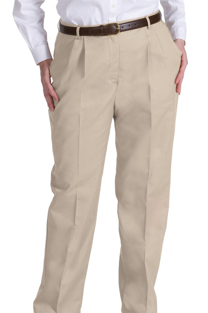 Women's Business Casual Pleated Pant 8619