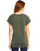 Hanes Women's Peasant Henley Top O9355